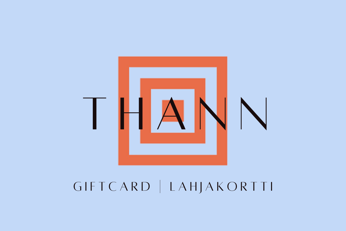 THANN SHOP AND DAY SPA GIFT CARD