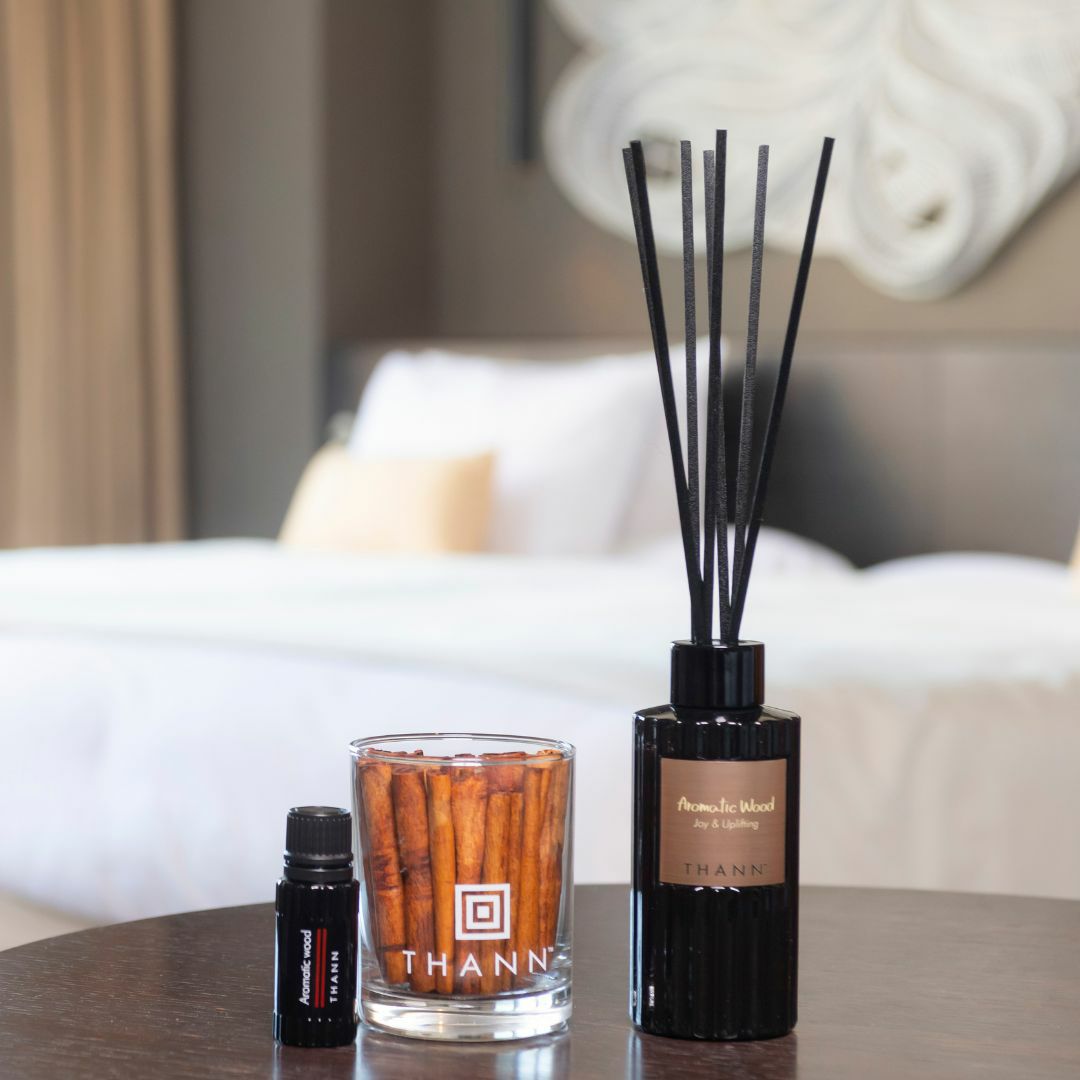 その他 THANN Aromatic Wood Aroma Diffuser 150ml Aromatic Wood Aroma Diffuser | Reed Diffuser - THANN USA